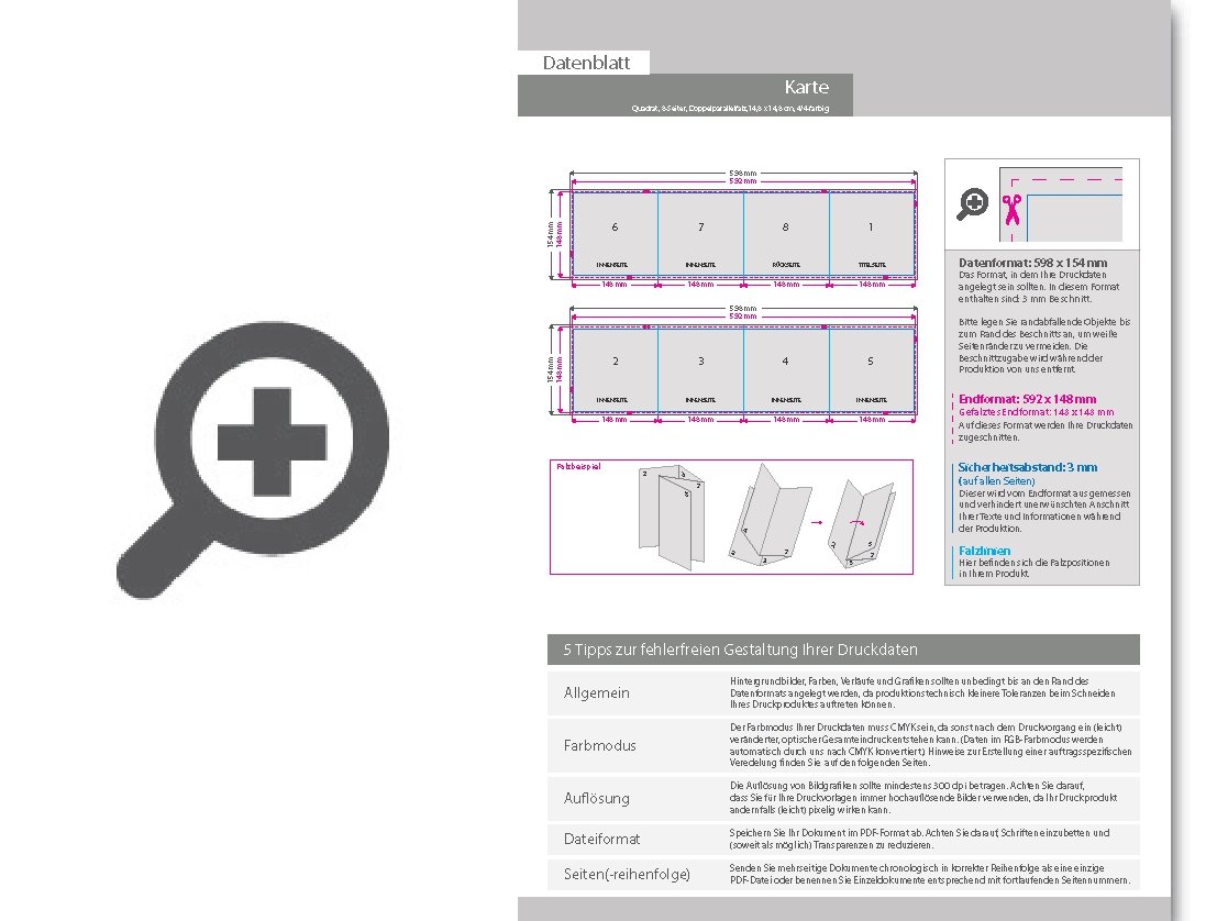 Product Bild taufkarte__gefalzt_auf_quadrat_14_8_cm_x_14_8_cm__vertikaler_doppelparallelfalz__8-seitig