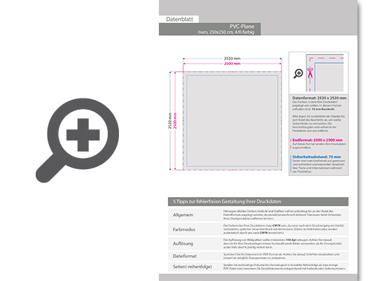 Product Bild hochwertige_pvc-plane_250_x_250_cm__4_0-farbig_bedruckt____sen_im_abstand_von_50_cm_oben_und_unten